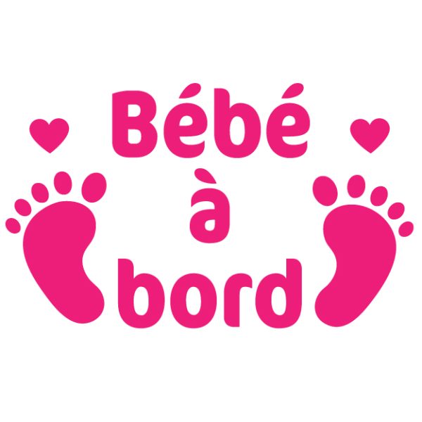 Sticker "Bébé à Bord" – Sécurisez votre Véhicule !👶